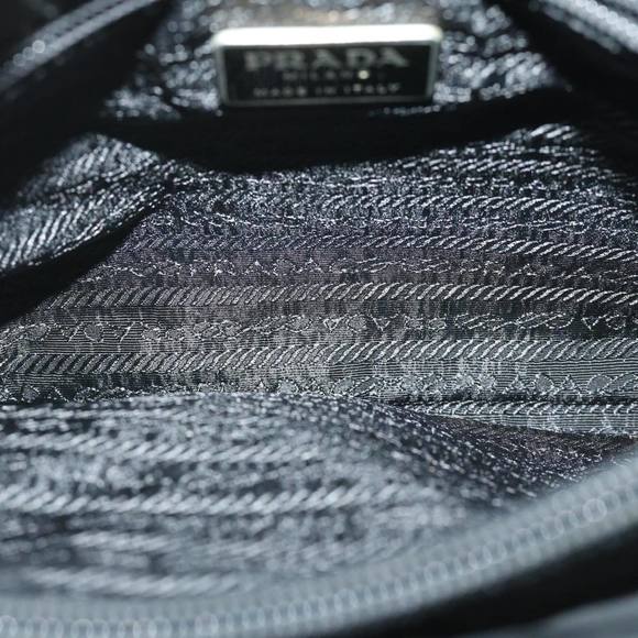 PRADA Shoulder Bag Nylon Black Auth am5928 - Picture 10 of 16
